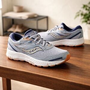 Saucony Sneakers Cohesion 13 Women's Size 10.5 Running Sneakers Blue And White